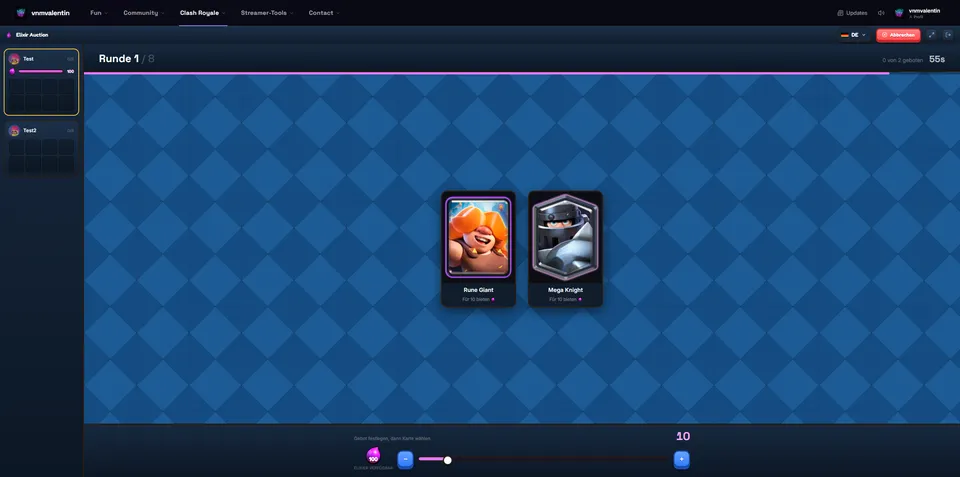 Elixir Auction